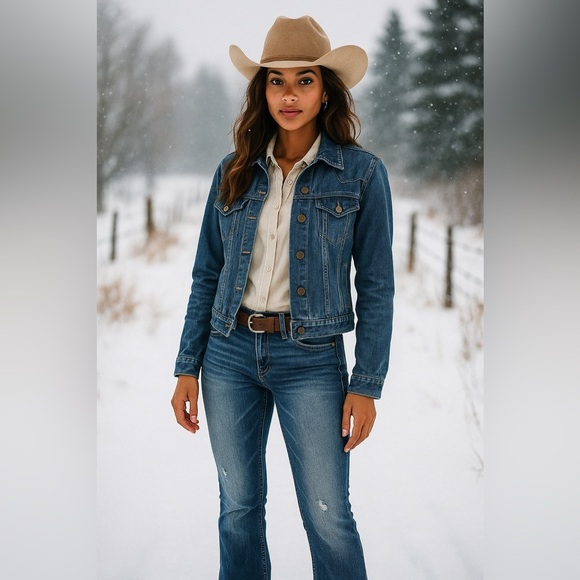 EUC Wrangler Women's Light Blue Distressed Bootcut Jeans Sz 11/30” inseam - Picture 1 of 10